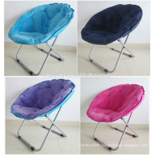 Metal Cotton Canvas Folding Moon Chair,Leisure Chair